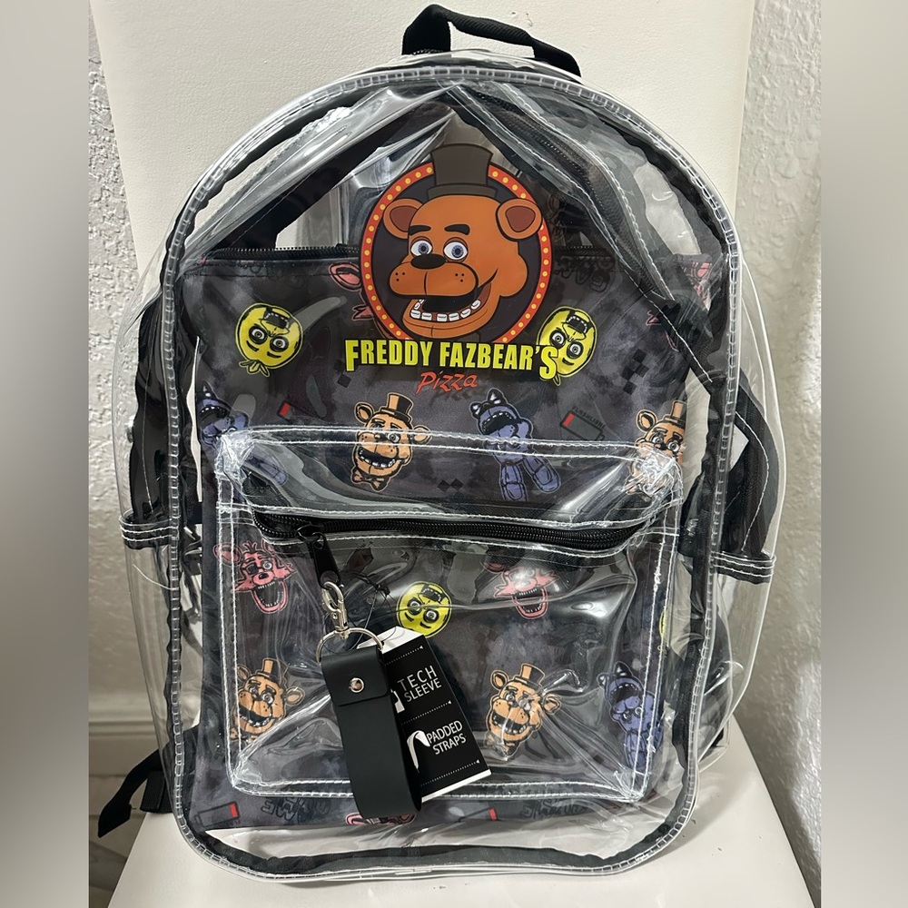 Five Nights At Freddy's Clear Backpack FNAF